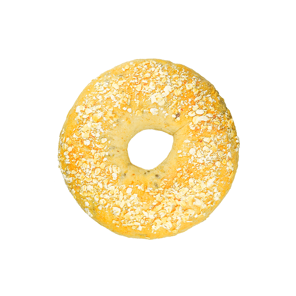Bagel s lanenim sjemenkama i cjelovitom pšenicom s niskim udjelom masti